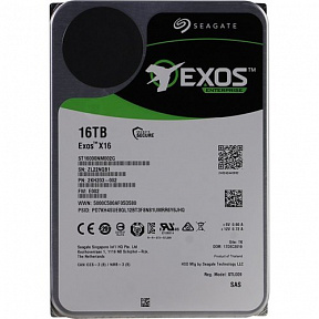 HDD 16 Tb SATA 6Gb/s Seagate  Exos  X16 (ST16000NM002G)  3.5"