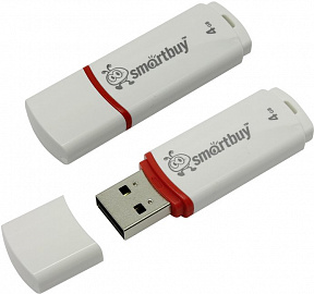 SmartBuy Crown (SB4GBCRW-W) USB2.0  Flash  Drive 4Gb  (RTL)