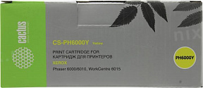 Картридж Cactus CS-PH6000Y Yellow для Xerox Phaser 6000/6010, WorkCentre 6015