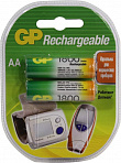 Аккумулятор GP 180AAHC-2 (NiMH, 1.2V, 1800mAh) Size  "AA"  (уп. 2  шт)