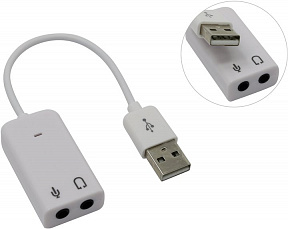 Espada (PAAU003) USB адаптер для наушников  с микрофоном