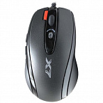 A4Tech 3xFire Game Optical Mouse  (X7-718BK-Black)  (RTL) USB  7btn+Roll