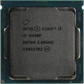 CPU Intel Core i5-9400F 2.9 GHz/6core/1.5+9Mb/65W/8GT/s LGA1151