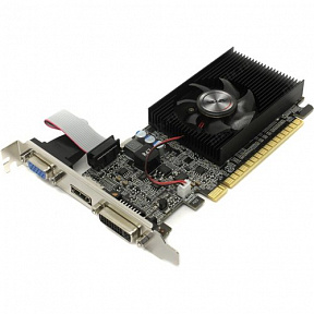 1Gb (PCI-E) GDDR3 AFOX AF210-1024D3L5  (RTL)  D-Sub+DVI+HDMI (GeForce  G210)