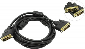 Exegate (EX191095RUS) Кабель DVI-D to DVI-D Dual Link (25M -25M) 3м  2 фильтра