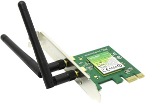 TP-LINK (TL-WN881ND) Wireless N PCI Express Adapter (802.11b/g/n, 300Mbps, 2x2dBi)