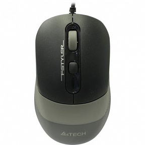 A4Tech FSTYLER Optical Mouse (FM10  Grey)  (RTL) USB  4btn+Roll