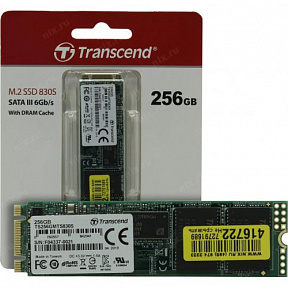 SSD 256 Gb M.2 2280 B&M 6Gb/s Transcend  830S  (TS256GMTS830S) 3D  TLC