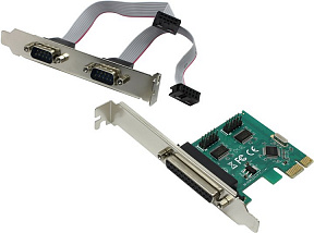 Orient XWT-PE2S1P(V2) (RTL) PCI-Ex1, 2xCOM9M + 1xLPT25F