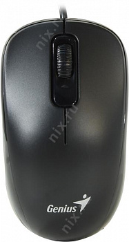 Genius Optical Mouse DX-110 (Black) (RTL) USB  3btn+Roll (31010116100)