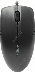 A4Tech Optical Wheel Mouse  (OP-530NU-Black)  (RTL) USB  3but+Roll