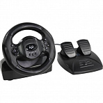 Руль SVEN GC-W300 (Black) (рулевое колесо, педали, 10кн., USB)