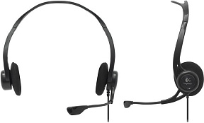 Logitech PC Headset 960 USB (наушники с микрофоном, с  рег.громкости) (981-000100)