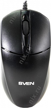 SVEN Optical Mouse (RX-112  Black)  (RTL) USB  3btn+Roll