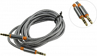 Jet.A (JA-AC02 2м Gray) Кабель Jack3.5-M --)  Jack3.5-M 2м