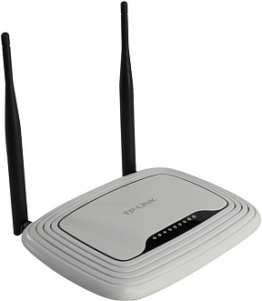 TP-LINK (TL-WR841N) Wireless N Router (4UTP 10/100Mbps,  1WAN,  802.11b/g/n, 300Mbps,  2x5dBi)