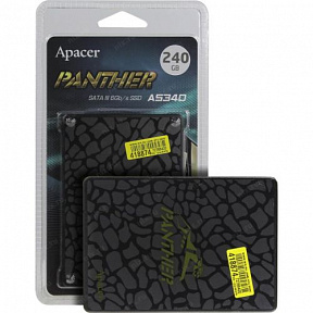 SSD 240 Gb SATA 6Gb/s Apacer AS340 Panther  (AP240GAS340G-1)  2.5" 3D  TLC