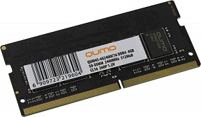 QUMO (QUM4S-4G2400C16) DDR4 SODIMM 4Gb  (PC4-19200)  CL16 (for  NoteBook)