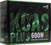 Блок питания Aerocool  KCAS PLUS-600W  (RTL)  600W ATX  (24+2x4+2x6/8пин)