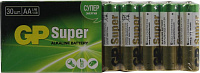 GP Super 15A-2CRVS30 (LR6) Size AA, щелочной (alkaline) (уп. 30 шт)