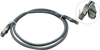 Patch Cord FTP кат.5e 1м, серый