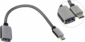 Кабель-переходник  USB3.0  AF--)USB-C M  OTG