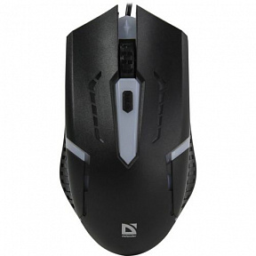 Defender Hit Optical Mouse (MB-601 Black)  (RTL)  USB 4btn+Roll  (52601)