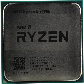 CPU AMD Ryzen 5 3400G     (YD3400C)   3.7 GHz/4core/SVGA RADEONRX  Vega  11/2+4Mb/65W Socket  AM4