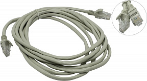 Patch Cord UTP кат.5e 3м, серый