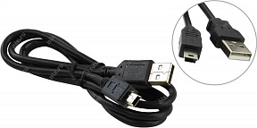 5bites (UC5007-010(C)) Кабель USB 2.0 AM--)mini-B 5P 1м