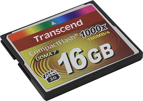 Transcend (TS16GCF1000)  CompactFlash  Card 16Gb  1000x