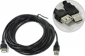 Exegate (EX138945RUS) Кабель удлинительный USB 2.0 A--)A 5м