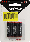 Smartbuy SBBZ-3A04B, Size"AAA", 1.5V, солевый (уп.  4 шт)