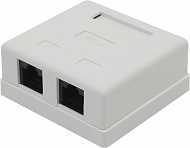 Розетка внешняя двойная  RJ-45 кат.5(e)