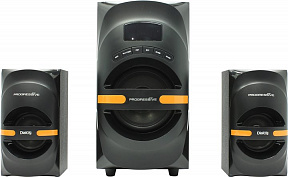 Колонки Dialog Progressive AP-210B (2х15W +Subwoofer 30W, дерево, SD, USB,  Bluetooth, ПДУ)